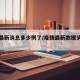 疫情最新消息多少例了/疫情最新数据消息总数